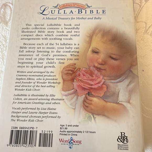 Baby Print Ornament Kit & Lulla Bible Set Lullabies and Verses - Picture 2 of 7